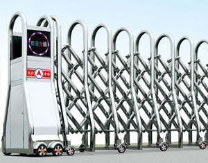 不锈钢伸缩门的防盗功能强化